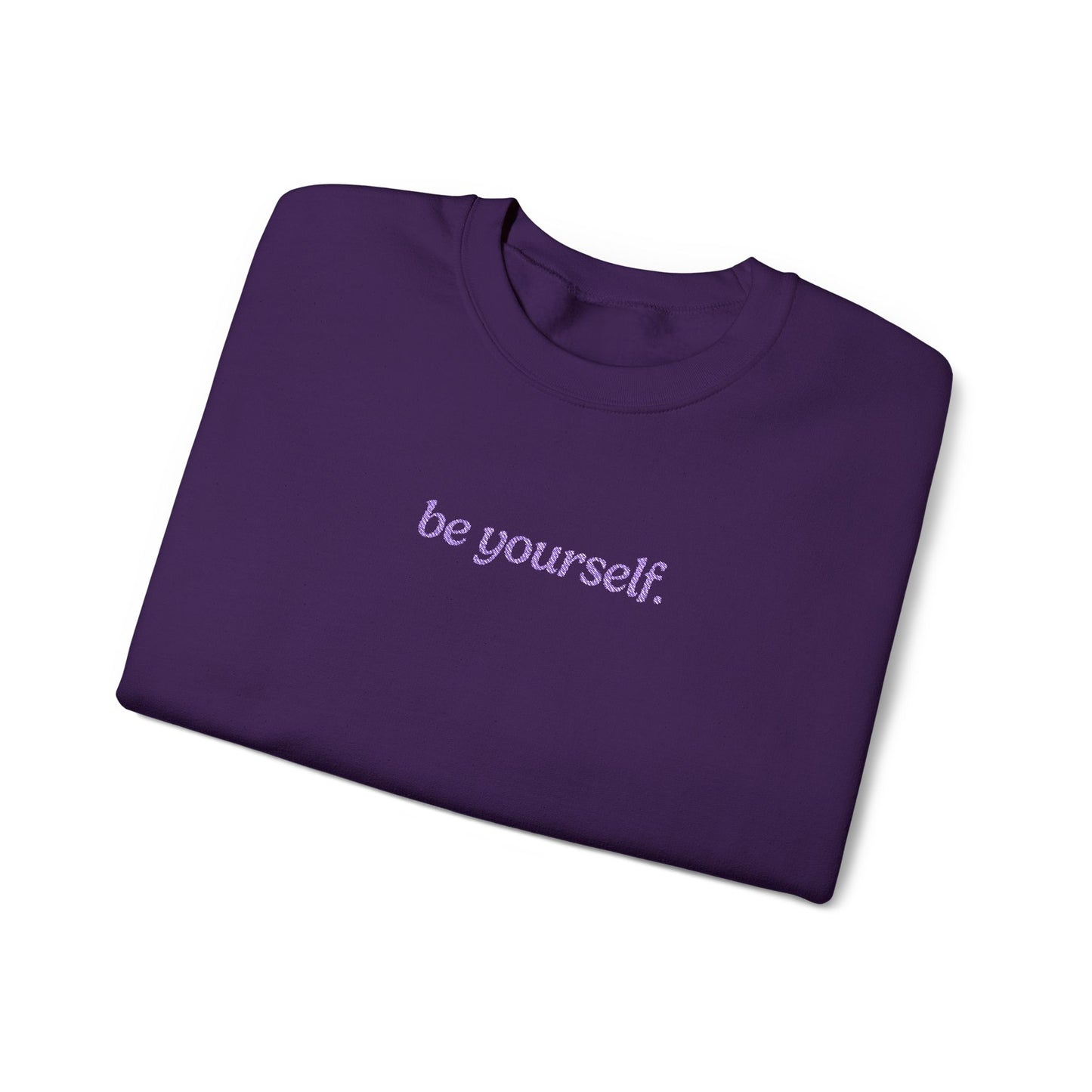 Be Yourself Embroidered Sweatshirt