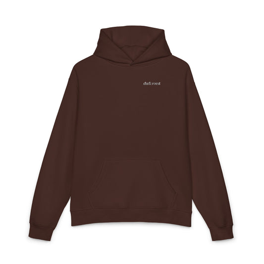 Dark Roast Embroidered Relaxed Hoodie