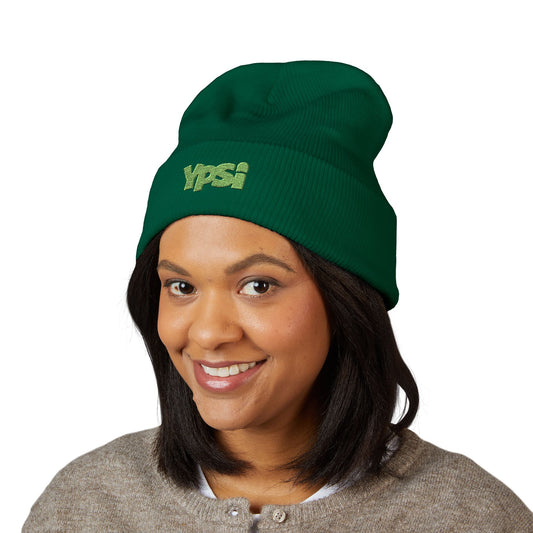 Ypsi Embroidered Beanie