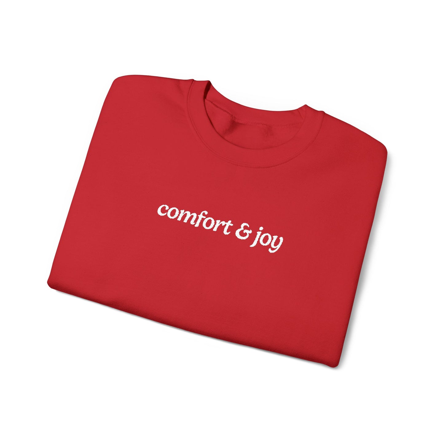 Comfort & Joy Embroidered Sweatshirt