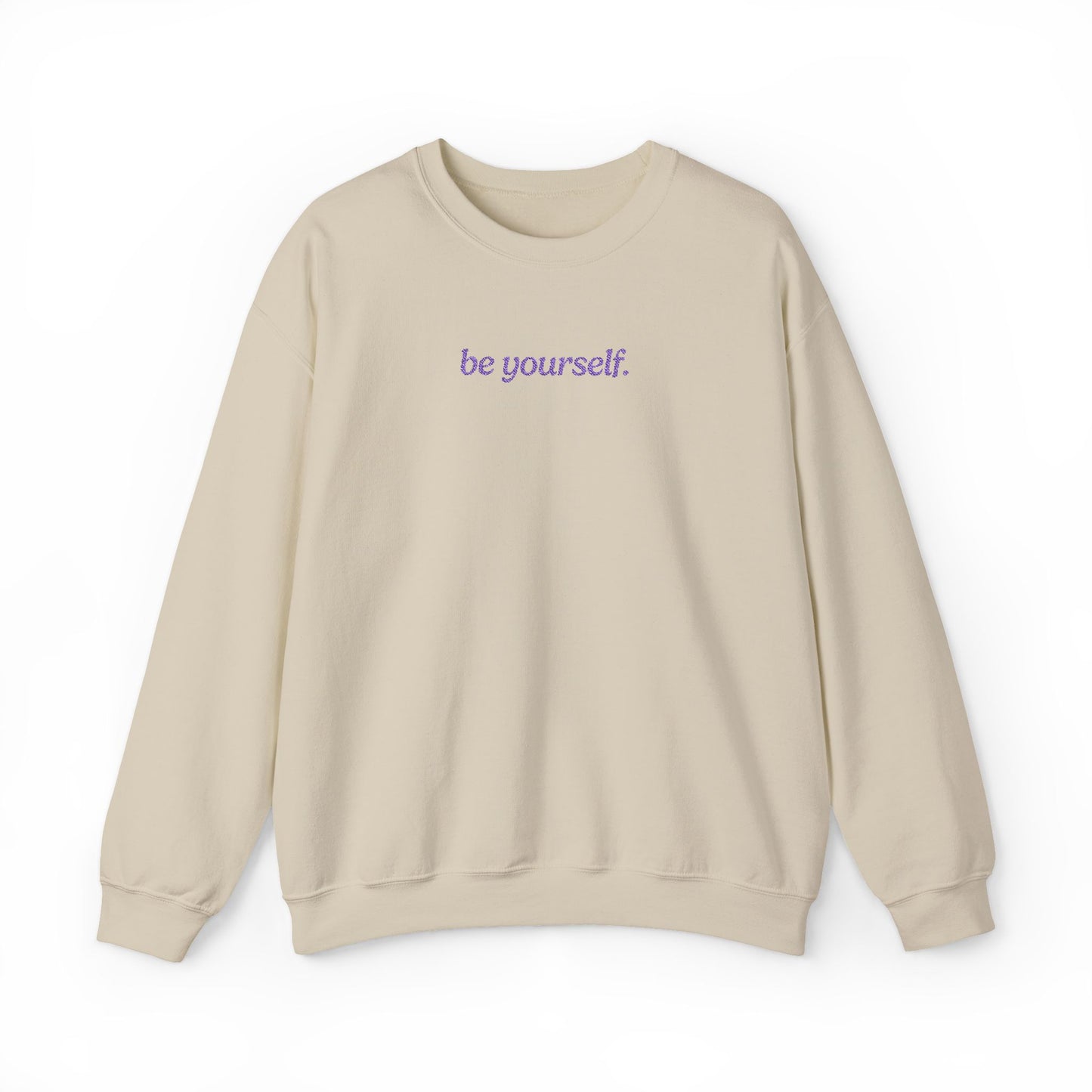 Be Yourself Embroidered Sweatshirt