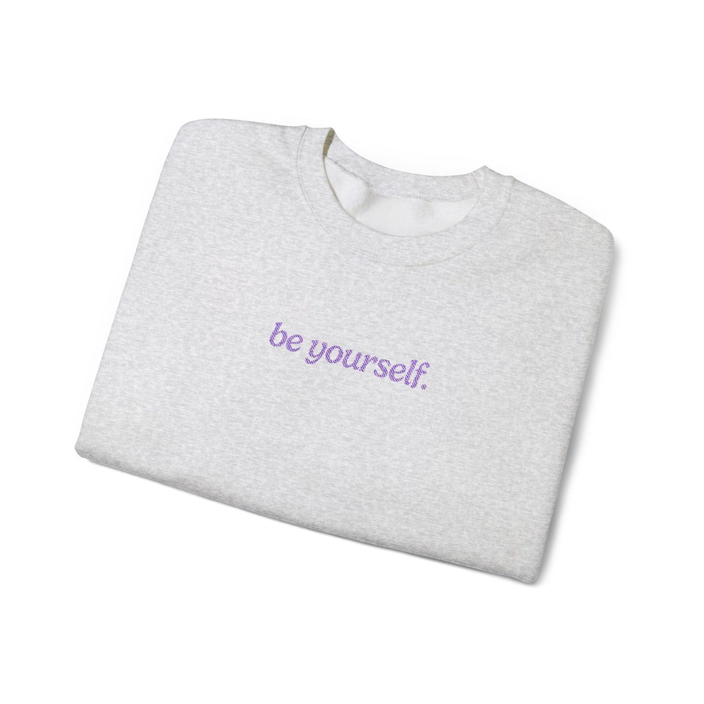 Be Yourself Embroidered Sweatshirt