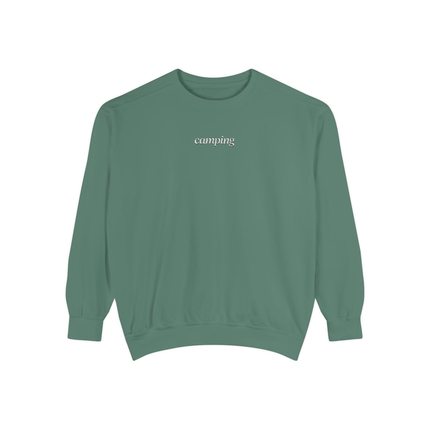 Camping Embroidered Sweatshirt