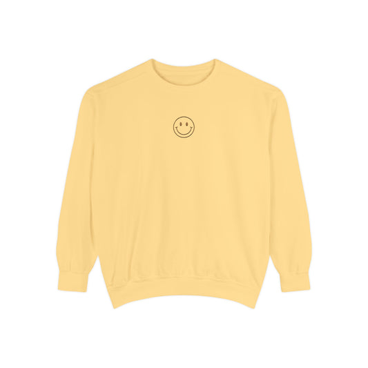 Smiley Embroidered Sweatshirt