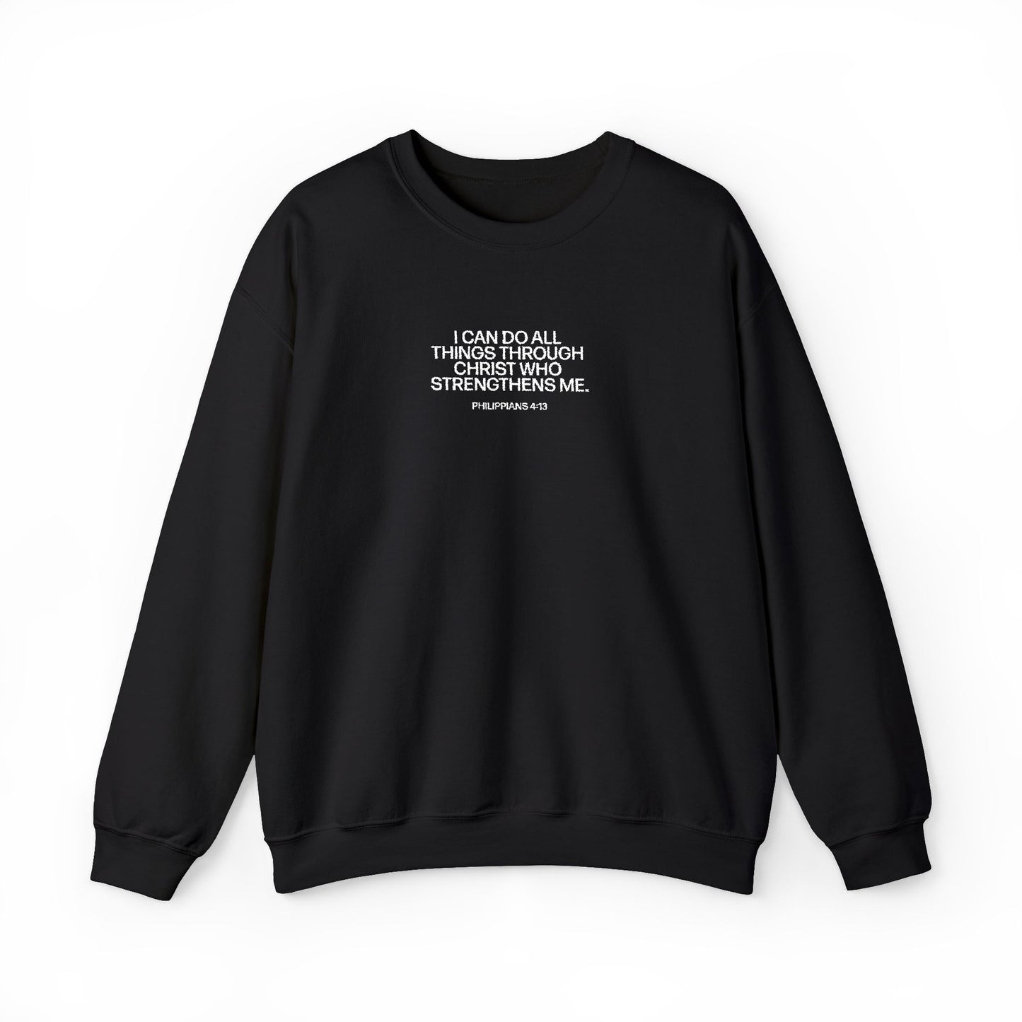 I Can Do All Things Through Christ Embroidered Sweatshirt