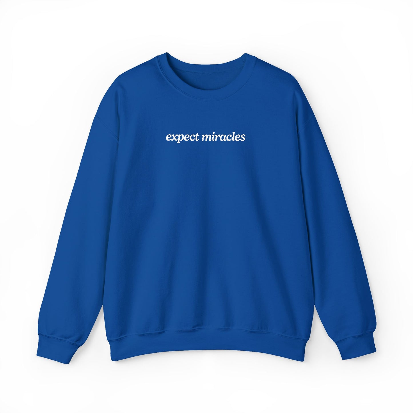 Expect Miracles Embroidered Sweatshirt