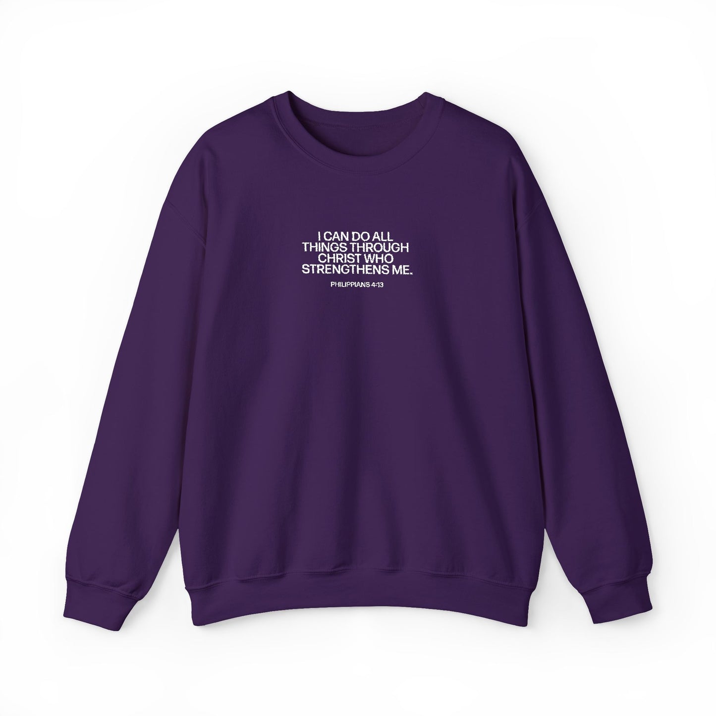 I Can Do All Things Through Christ Embroidered Sweatshirt