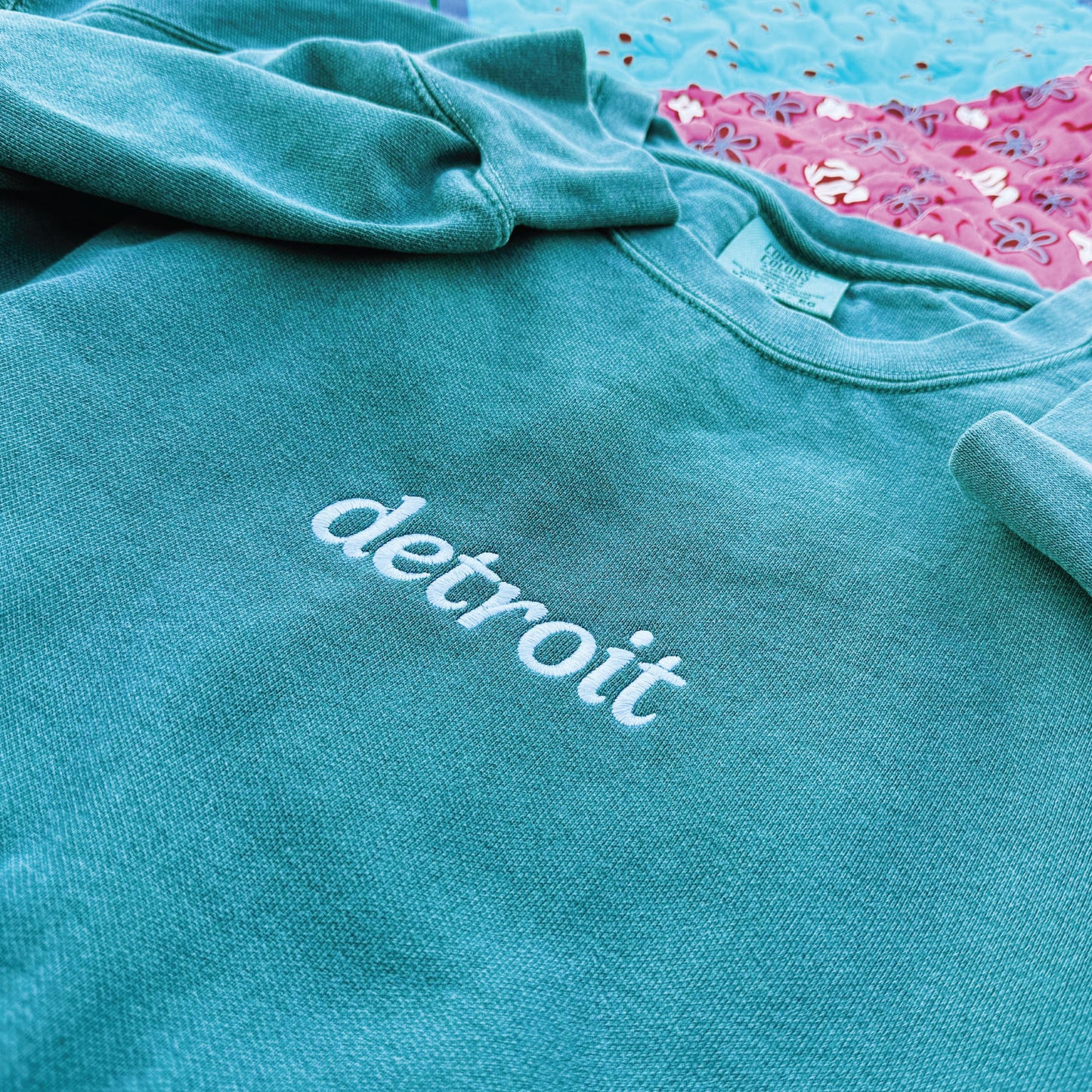 Detroit Embroidered Sweatshirt