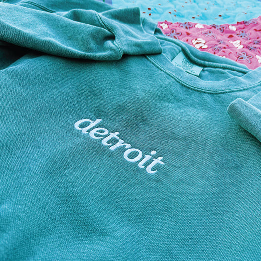 Detroit Embroidered Sweatshirt
