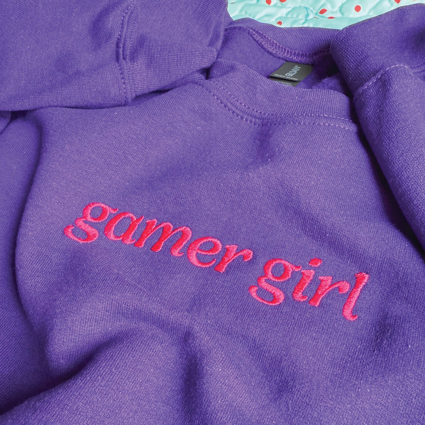 Gamer Girl Embroidered Sweatshirt