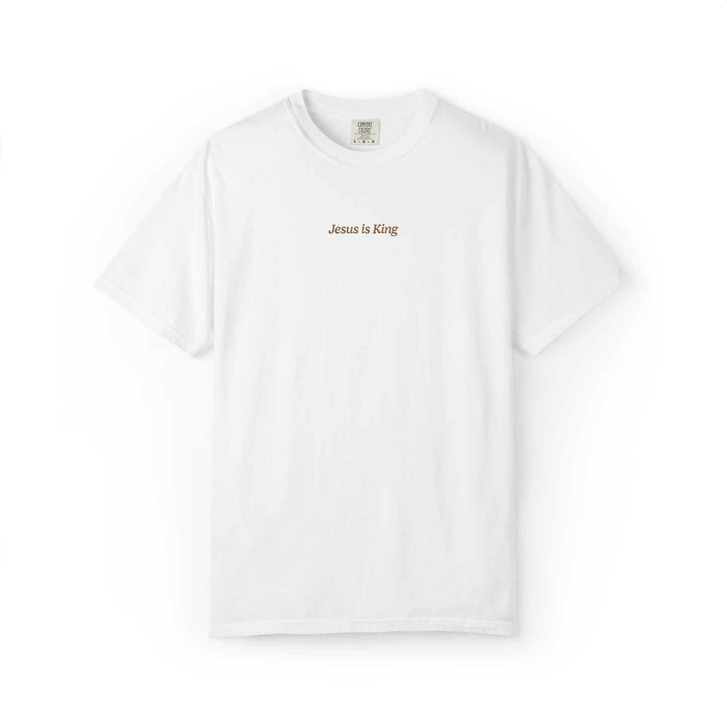 Jesus is King Embroidered T-Shirt