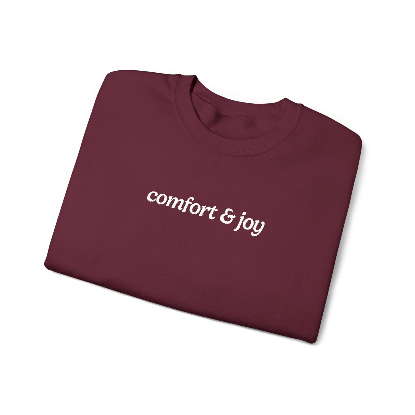 Comfort & Joy Embroidered Sweatshirt
