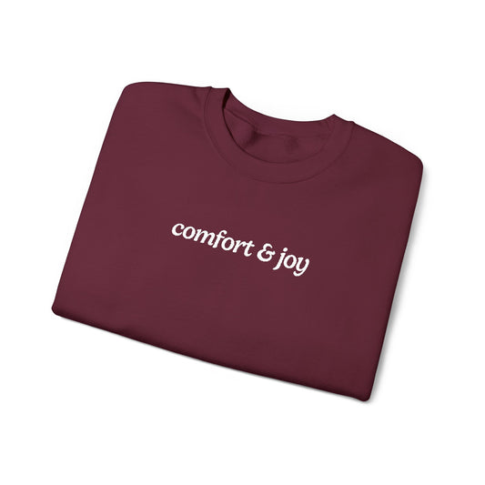 Comfort & Joy Embroidered Sweatshirt