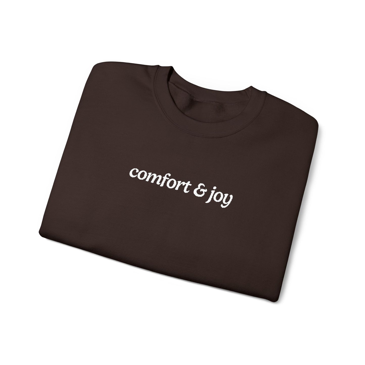 Comfort & Joy Embroidered Sweatshirt