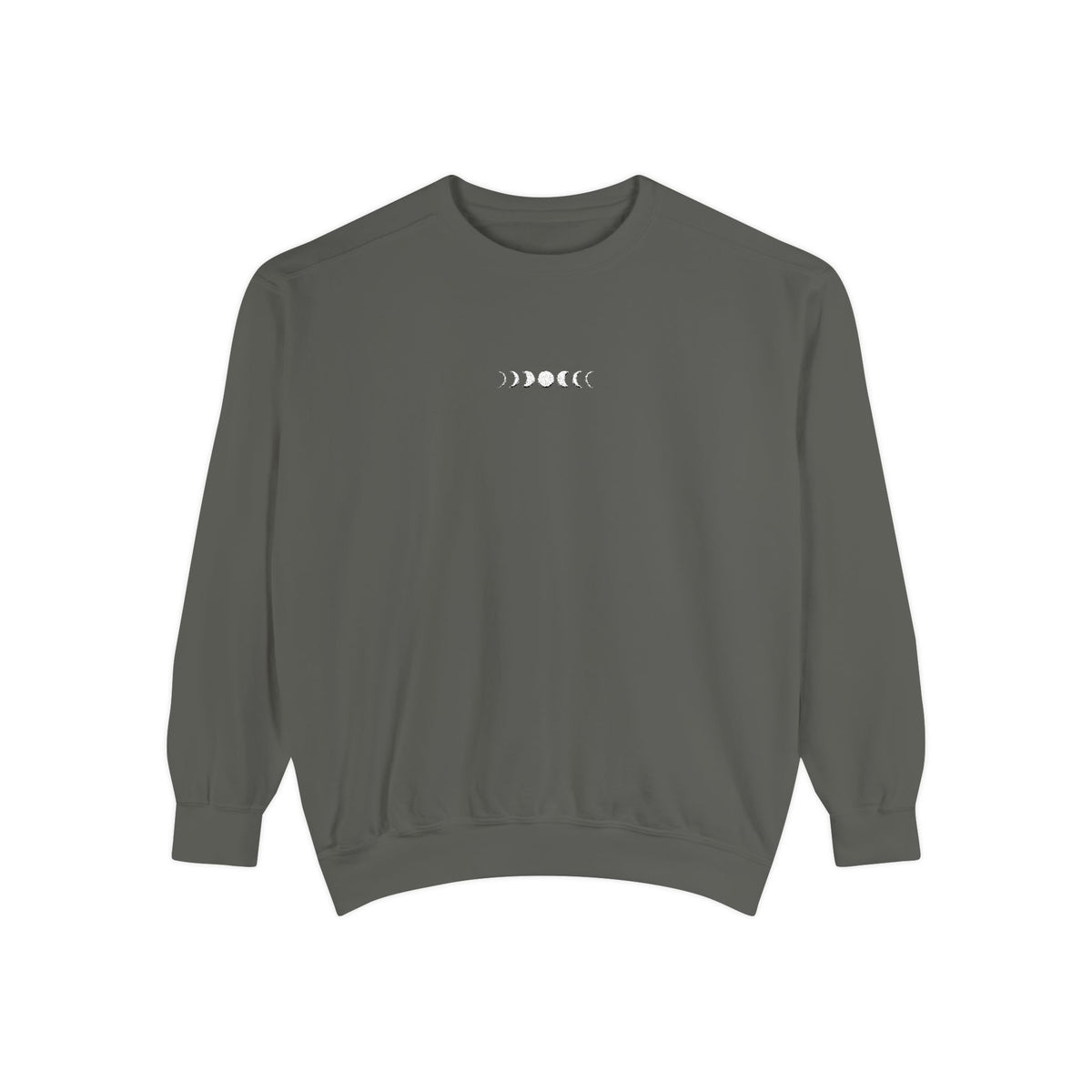 Moon Phases Embroidered Sweatshirt