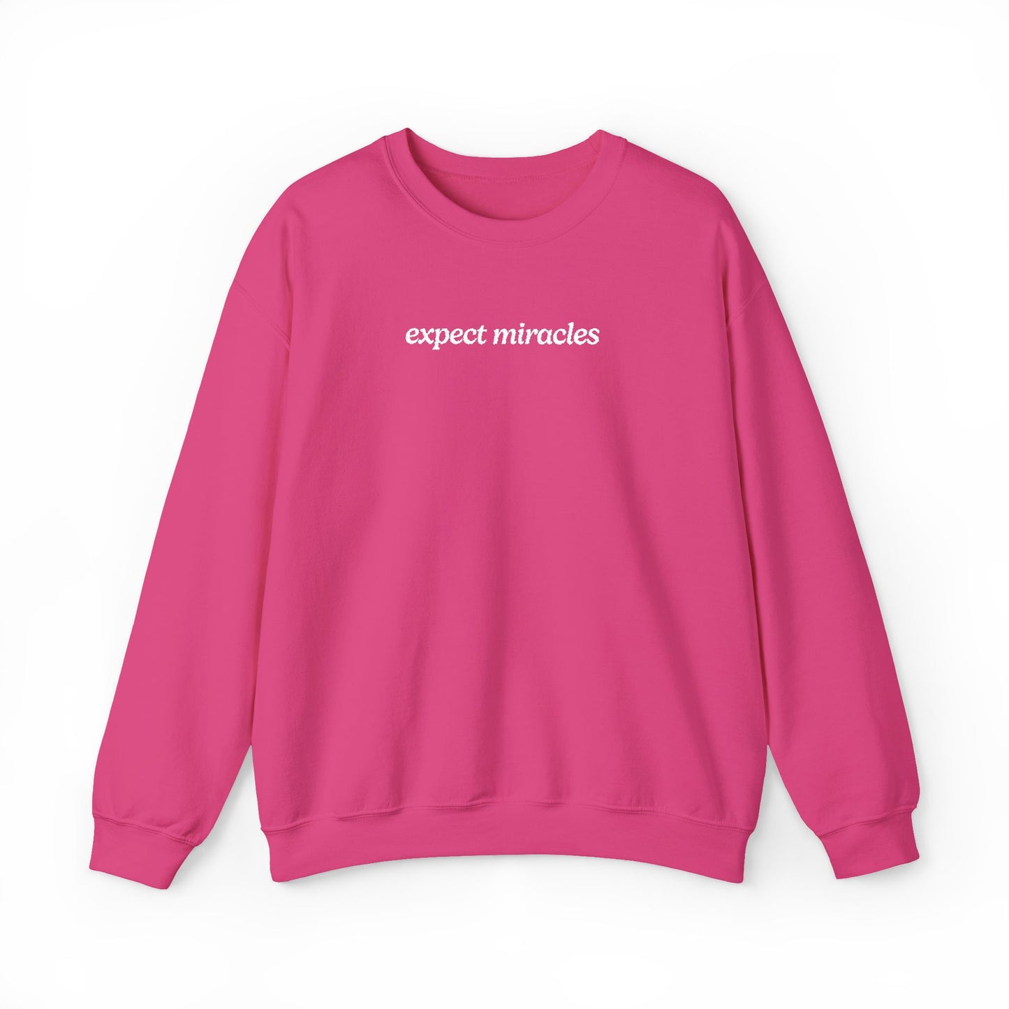 Expect Miracles Embroidered Sweatshirt
