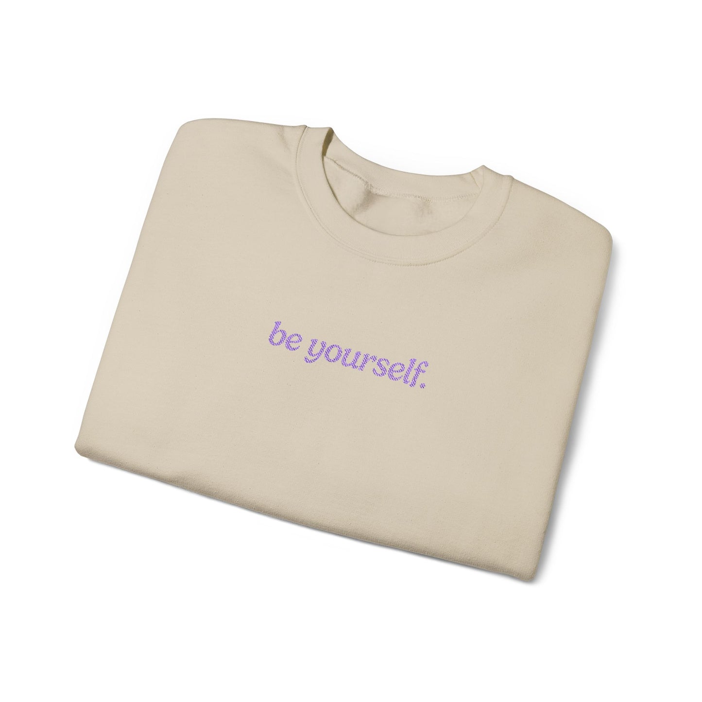 Be Yourself Embroidered Sweatshirt