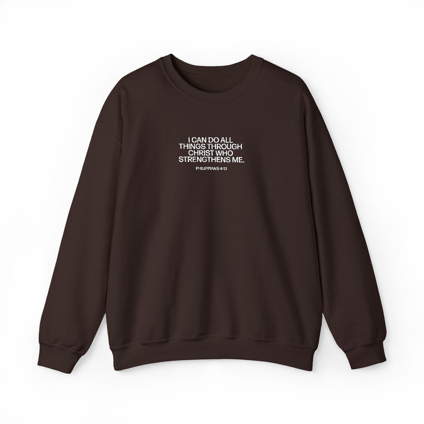 I Can Do All Things Through Christ Embroidered Sweatshirt