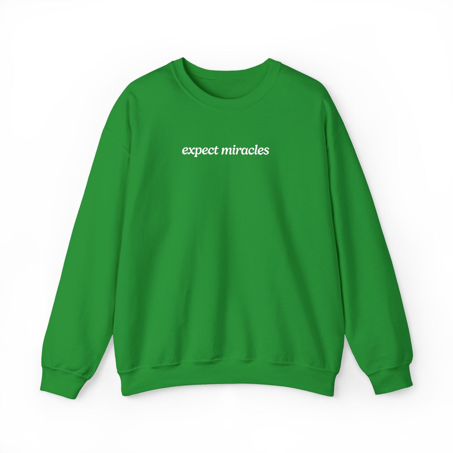 Expect Miracles Embroidered Sweatshirt