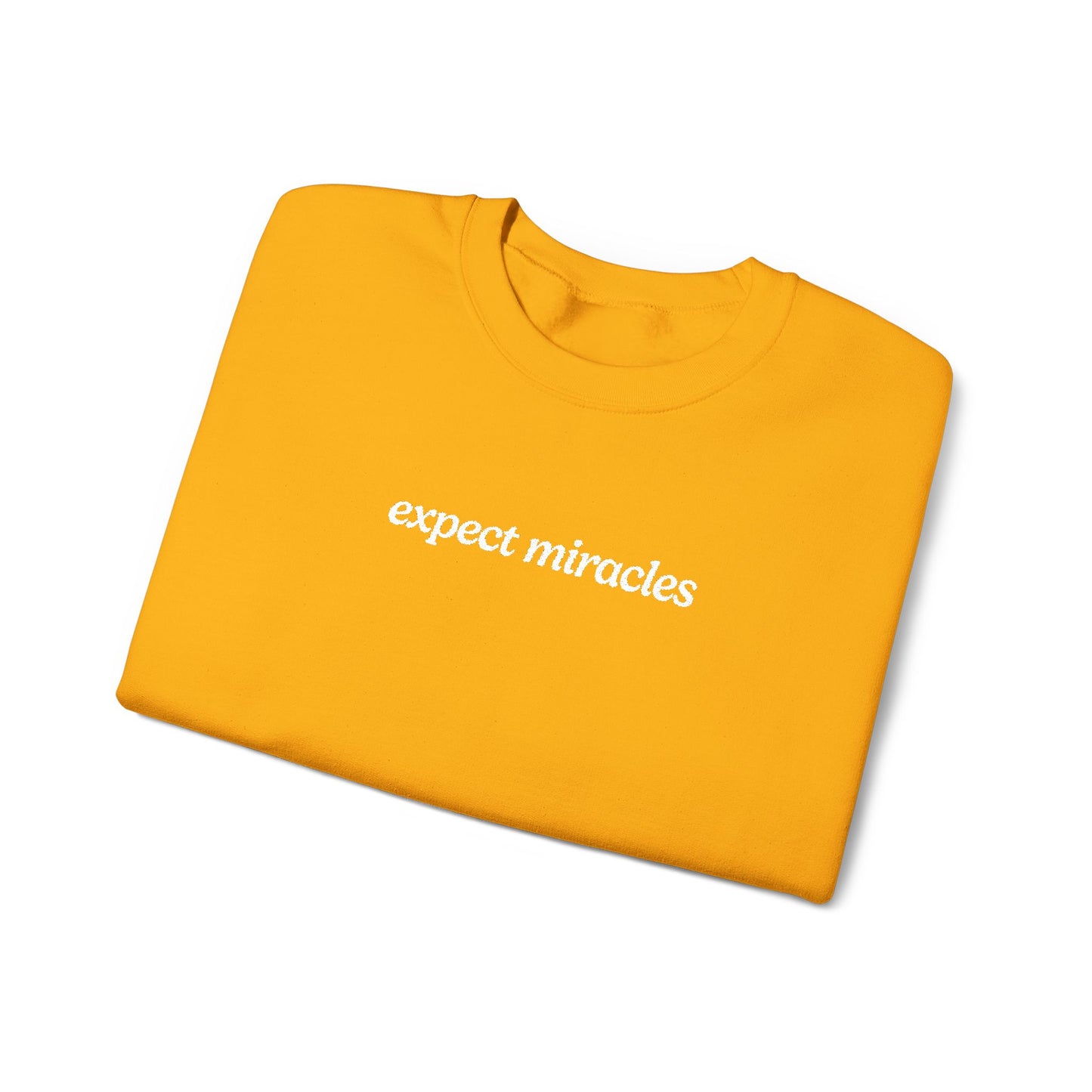 Expect Miracles Embroidered Sweatshirt