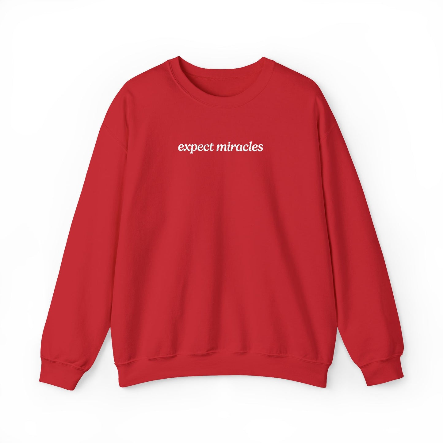 Expect Miracles Embroidered Sweatshirt