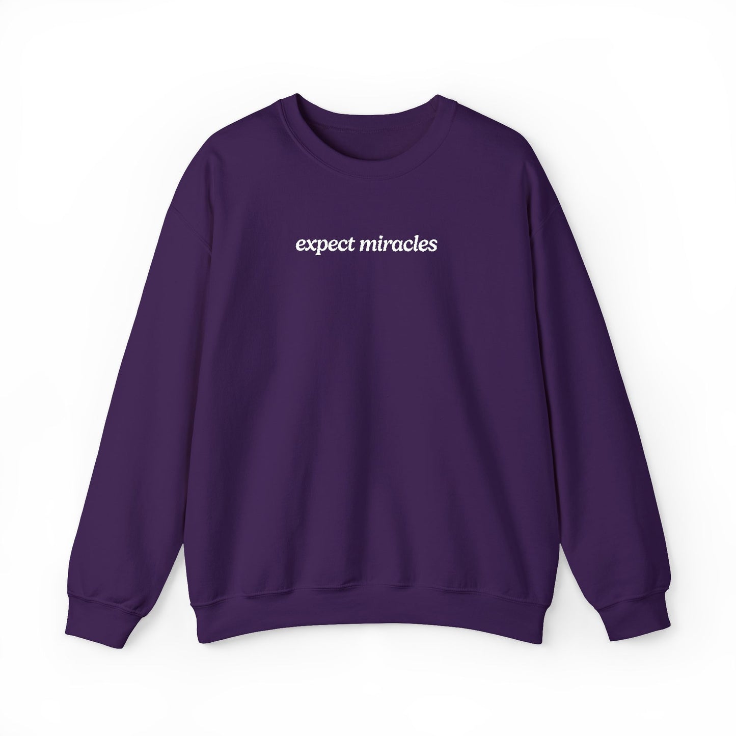 Expect Miracles Embroidered Sweatshirt