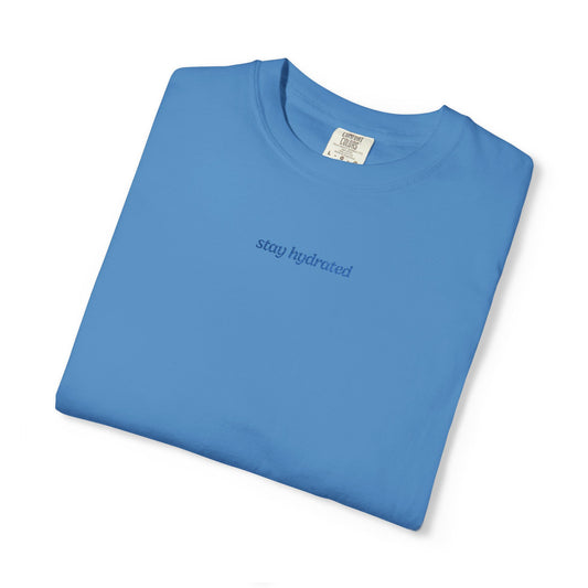 Stay Hydrated Embroidered T-shirt